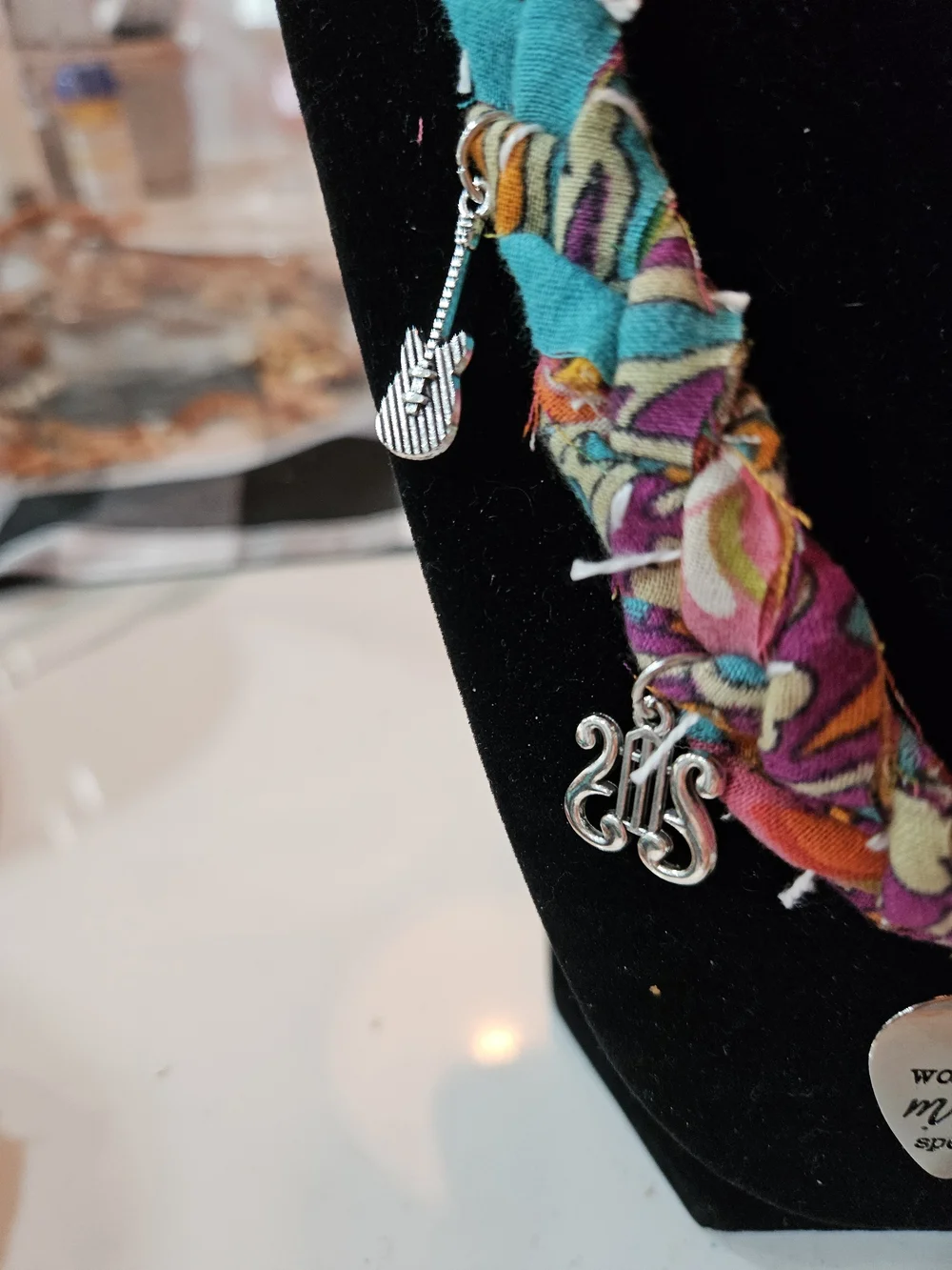 Multicolor Boho Music Charm Necklace - Women Jewelry